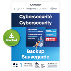 Acronis Cyber Protect Home Office Advanced 2023 - 500 Go - Abonnement