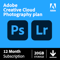 Adobe Photoshop + Lightroom (Creative Cloud Photo 20 Go)