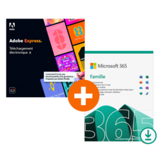 Pack Microsoft 365 Famille + Adobe Express