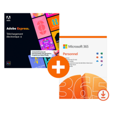 Pack Microsoft 365 Personnel + Adobe Express