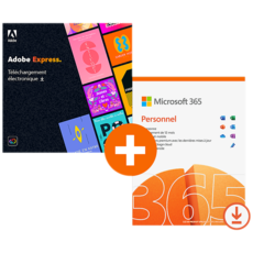 Pack Microsoft 365 Personnel + Adobe Express Premium