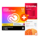 Visuel Adobe Creative Cloud All Apps - Etudiants/Enseignants + Microsoft 365 Personnel + McAfee LiveSafe