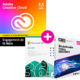 Visuel Pack Adobe Creative Cloud All Apps - Education + Microsoft 365 Famille + Bitdefender Total Security
