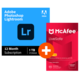 Visuel Adobe Lightroom + McAfee LiveSafe