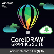 CorelDRAW Graphics Suite 2023 - Etudiants et enseignants - Abonnement
