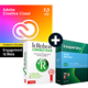 Visuel Pack Adobe Creative Cloud All Apps - Education + Le Robert Correcteur - Education + Kaspersky Total Security