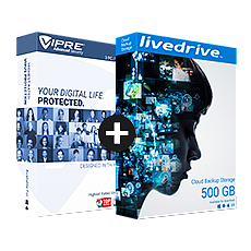 VIPRE Advanced Security + Livedrive Cloud Backup - 500 Go