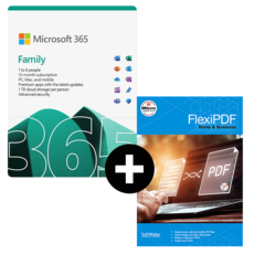 Microsoft 365 Family + FlexiPDF Home & Business