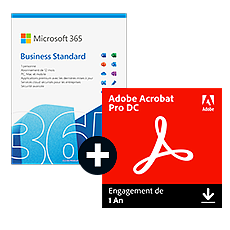 Pack Acrobat Pro DC + Microsoft 365 Business Standard