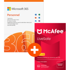 Microsoft 365 Personnel + McAfee LiveSafe