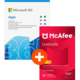 Visuel Pack Microsoft 365 Apps for business + McAfee LiveSafe