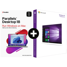 Parallels Desktop 18 pour Mac - Abonnement + Windows 10/11 Professionnel