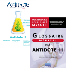 Antidote 11 - Français ou Anglais + Glossaire médical