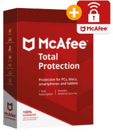 McAfee Total Protection + Safe Connect